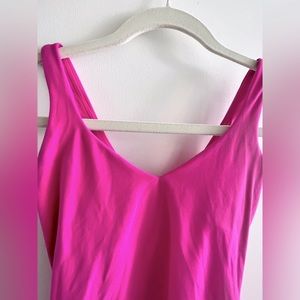 Long Lululemon Align Tank (sonic pink)